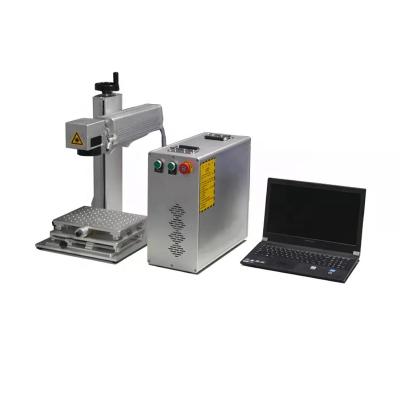 China Air-cooled Portable small fiber laser 20w 30w 50w 70w 100w Max Raycus JPT desktop fiber laser marking machine for sale