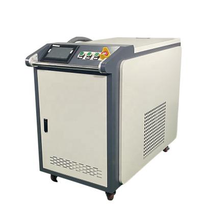 China Acrylic Portable 2000w fiber laser cleaning rust machine rust removing laser cleaning machine for metal for sale