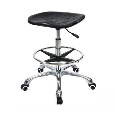 China Shape Height Adjustment ESD Stool Industrial Lab Customized Chemistry PU Lab Chair for sale