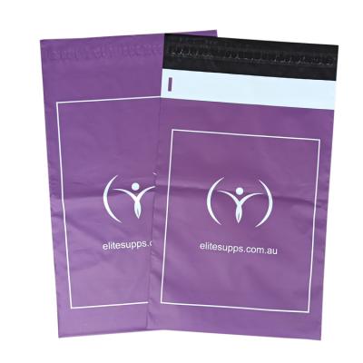 China Matte Purple Self-seal poly bag,Poly mailers,Courier bags,Postal bags,Mailing satchels for sale