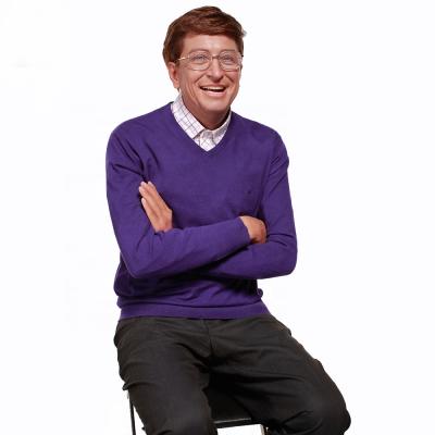 China China Museum Collection Celebrity Life Size Wax Identical for Bill Gates for sale