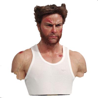 China Half Europe Collectible Movie Character Silicone Bust Sculpture Statue for sale