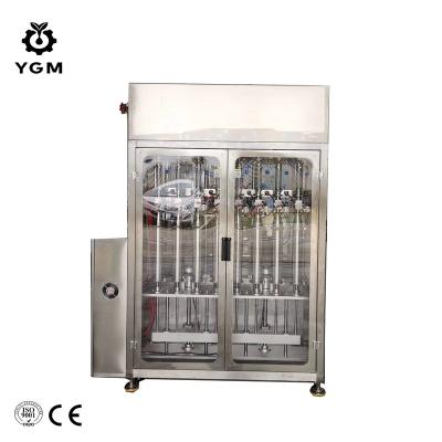 China High Efficiency Automatic Servo motor plastic glass jar shea butter filling sealing and labeling machine price for sale