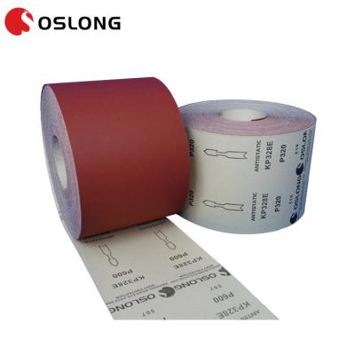 China 250g E Weight Premium Paper Grade Aluminum Oxide Furniture Sanding Abrasive Belt for sale