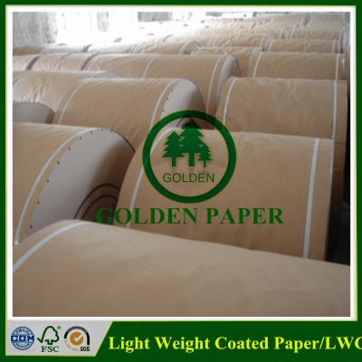 Κίνα Anti Curl 64gsm 70gsm 80gsm LWC Paper Light Weight Coated Paper In Sheet Or Roll προς πώληση