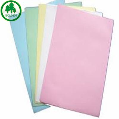 China 100% virgin wood pulp / recyled low price computer pulp NCR computer autocopy continuous paper high quality continuous carbonless paper for sale