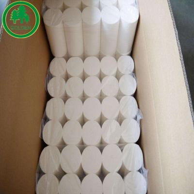 China Virgin wood pulp 2 ply soft water coreless premium white absorbing toilet paper tissue paper for sale