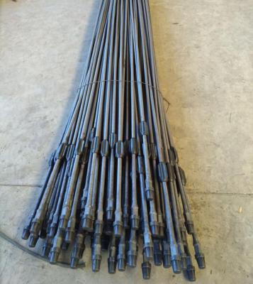 China Oil Extraction Oil Well Sucker Rod with 3 sucker rod centralizers on rod body for sale