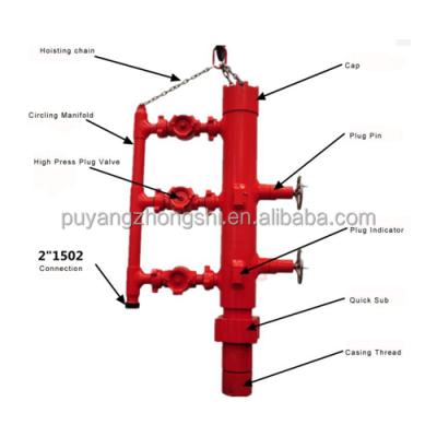 China Good Quality Good Drilling API 5 Drill Pipe Cement Head To Casing For Oil Drilling Made In China Puyang Zhongshi for sale