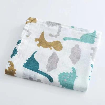 China Antistatic Bamboo Cotton Blend Muslin Baby Blanket for sale