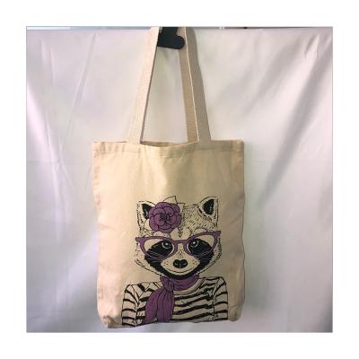 China New Fashion Design Wholesale Price Custom Printed Natural Color Cotton Canvas Shoulder Bag for sale