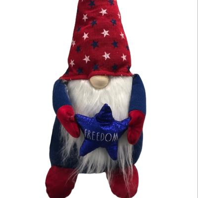 China Best Selling Patriotic Baby Gnomes Plush Soft Toys Good Prices GNOME Festival Decorations for sale