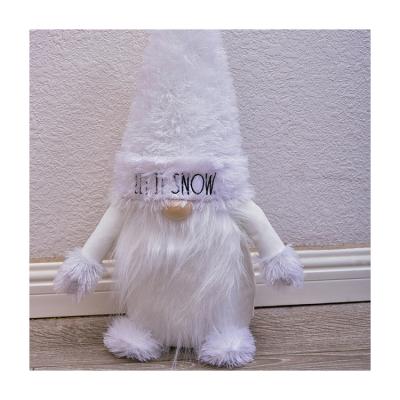 China GNOME Manufacturer Hot Sale Plush Spring 2021/Christmas Standing Decoration Gnomes Door Stopper for sale