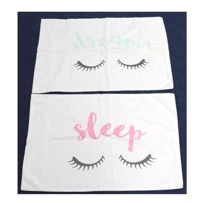 China Customized Luxury Bed Pillow Anti-static Good Cotton Eco-friendly Heavy Pillowcase Sleeping for sale