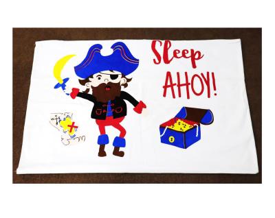 China Anti-Static Customize Goods Reasonable Prices Brushed 100% Cotton Twill Bed Pillowcase Printed Pattern for sale