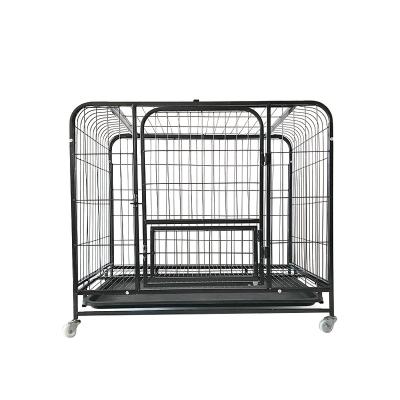 China Hot Selling Viable Structure Galvanized Square Tube Metal Dog Cage 10ft High Quality Dog Kennel Cage For Dog for sale