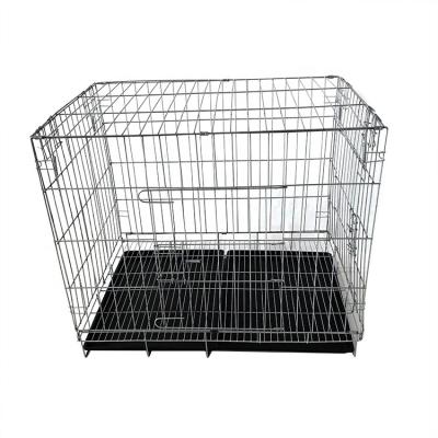 China Factory Supply Breathable Customize Color High Quality Dog Cage Cages Foldable Pet Cage For Large Dog for sale