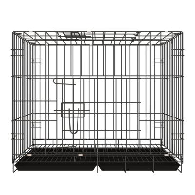 China Manufacturer Custom Wholesale Strong Iron Dog Cage Breathable Collapsible Dog Cage Manufacturer Large Dog Cage for sale