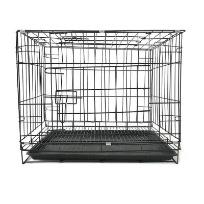 China Breathable Customized Colors Study Iron Wire Easy Cleaning Dog Cages Large Dog Metal Cage Dog Cages For Sale for sale