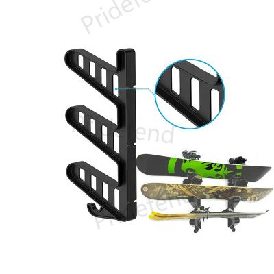 China ABS Plastic Skateboard Rack Wall Mount Skateboard Storage Rack Skateboard Rack for sale