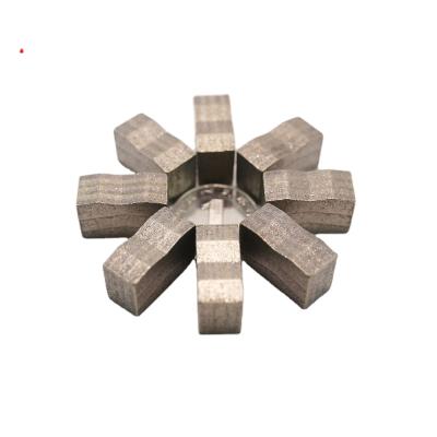 China Stone Machine Tools Spare Parts Diamond Cutting Granite Segment for sale