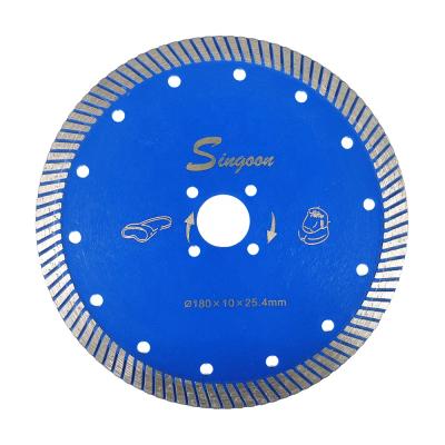 China Diamond Electric Tool Accessories 180MM Diamond Cutting Blade Slotted Wall Saw Blade for sale