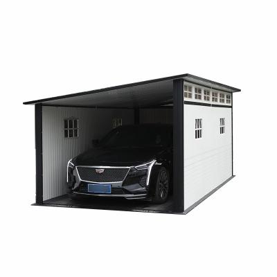 China 2022 Kinying Brand New Product Life Folding Car Shelter Car Flame Retardant Waterproof UV-Resistance Lay Parking Plastic Garage for sale