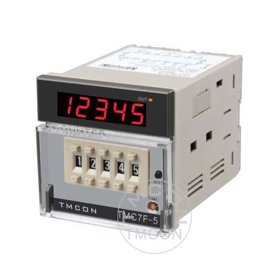 China TMCON TMC7F 5 Counter Multifunction Industrial Digit 72*72mm Electronics Digital Preset Meter 72*72mm for sale