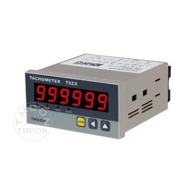 China T9ZX TMCON Industrial Intelligent 6 Digit 48*96mm Digital Tachometer RPM Meter Line Speed ​​Meter With RS485 4-20mA Alarm Relay 48*96mm for sale