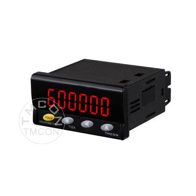 China T3ZX ​​Panel 36*72mm Speed ​​Pulse Frequency Meter Digital Linear Tachometer with Alarm Relay Output 36*72mm for sale