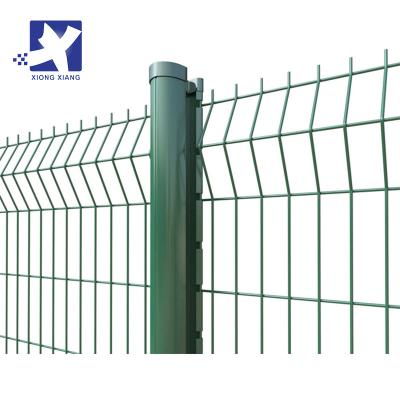 China 6*6 Hot Dipped Galvanized Welded Concrete Reinforcement Easily Assembled 3D Wire Mesh Fence Panel for sale