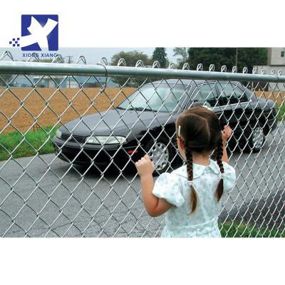 China Easily Assembled High Quality Galvanized Metal Fence Panels Temporary Chain Link Fence for sale