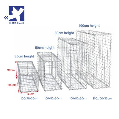 China Easily Assembled PVC Coated Good Quality Cheap Price Welded Gabion Galvanized 6mm Wire Diameter Welded Gabion Box for sale