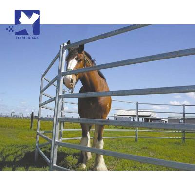 China Easily Assembled Cheap Galvanized Stable Fence Steel Horse Metal Fence Corral Livestock Farm Horse Panels for sale