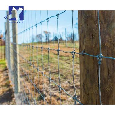 China Low Price 6ft Easily Assembled Chinese Wire Mesh Roll Fixed Knot Field Barrier Hinge Joint Field Fence for sale