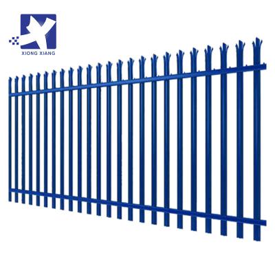 China Easily Assembled Hot Dipped Galvanized Steel Palisade Fence / Powder Coated Steel Fence Panel for sale