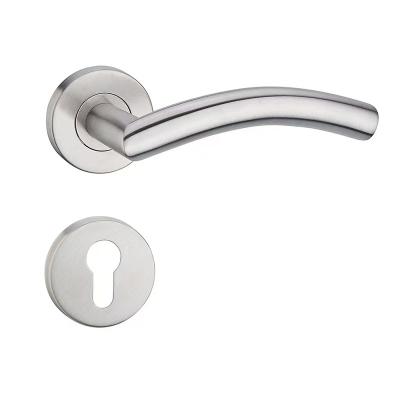 China Modern Door construction Stainless steel 304 interior door handle hardware for sale