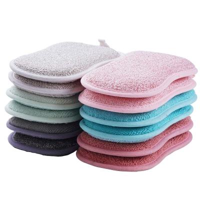 China Manufacture Viable Wholesale Kitchen Sponge Scouring Pad Cleaning Scourer for sale