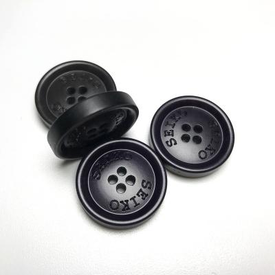 China Eco - Friendly Premium Quality Custom Clothing Eco - Friendly Resin Buckle 4 Hole Buttons for sale