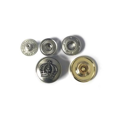 China Dry Cleaning Metal Snap Buttons For Clothing Button Maker Custom OEM Button Makers for sale