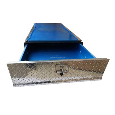 China Trucks Cars Traliers UTE Aluminum Sliding Canopy Clearance Gullwing Tool Box with Top Racks Storage Case Kit Underbody Truck Box Trailer for sale