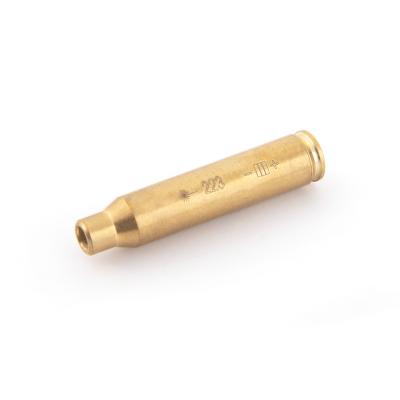 China 223 Brass Red Laser Hole Sight For Rifle Scope Sighting 223 REM Boresighter for sale