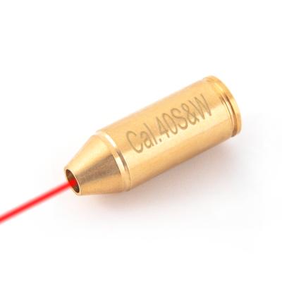 China Brass Laser Bored Sight 40 S&W Boresighter .40S&W .40 Laser Collimator 40 Laser Bore Sight for sale