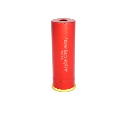 China Tactical Aluminum Cartridge 12GA Laser Bore Hole Sight For Hunting 12Gauge Laser Boresighter for sale