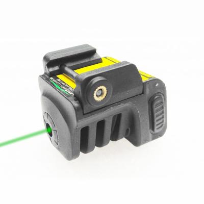 China Fiber Reinforced Nylon Sight USB Rechargeable Mini Green Laser Sight Pistol Green Laser for sale