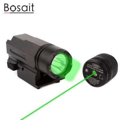 China Tactical Flashlight Green Laser Sight Interchangeable Glock Sight Pistol Laser Sight For Gun 20mm Rail Bst-12-G for sale