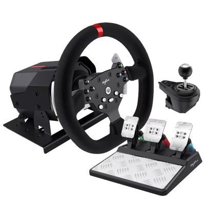 China VIBRATION MOTOR PXN V9 Game Racing Wheel V10 Upgraded 900 Degree Vibration PC Version Driving Simulator Steering Wheel For PS4XBOXONE/S PC for sale