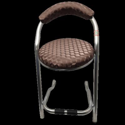 China Durable Factory Wholesale Cheap Commercial Stable Classic Furniture Brown High Frame Metal Bar Stacking Chairs for sale