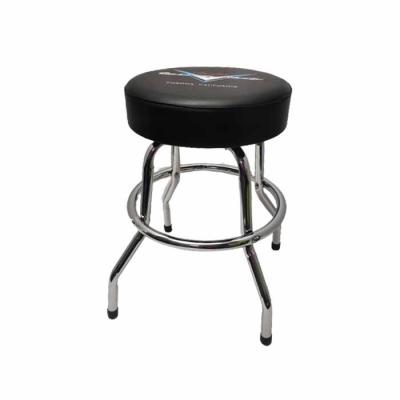 China Cheap Customized Modern Home Bar Swivel Bar Stool Cheap Metal PU Leather Upholster Kitchen Counter Bar Stool Chairs for sale