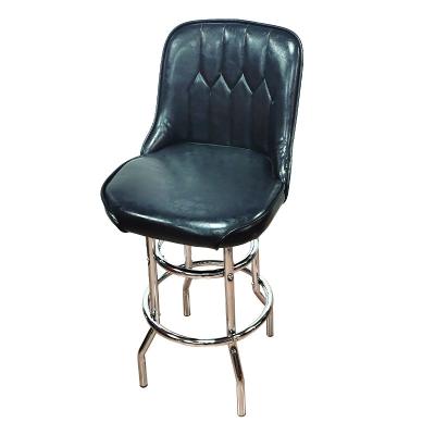 China Wholesale Modern PU Leather Adjustable Modern Swivel Dining Chair Metal Bar Stool High Bar Chairs for sale